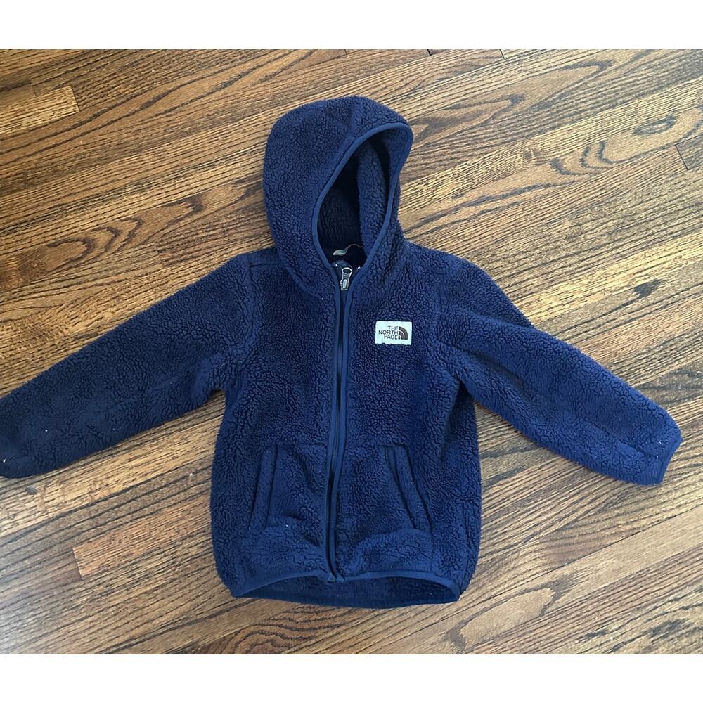 The North Face Campshire Fleece Hoodie Toddler Boys Navy Blue- 4T